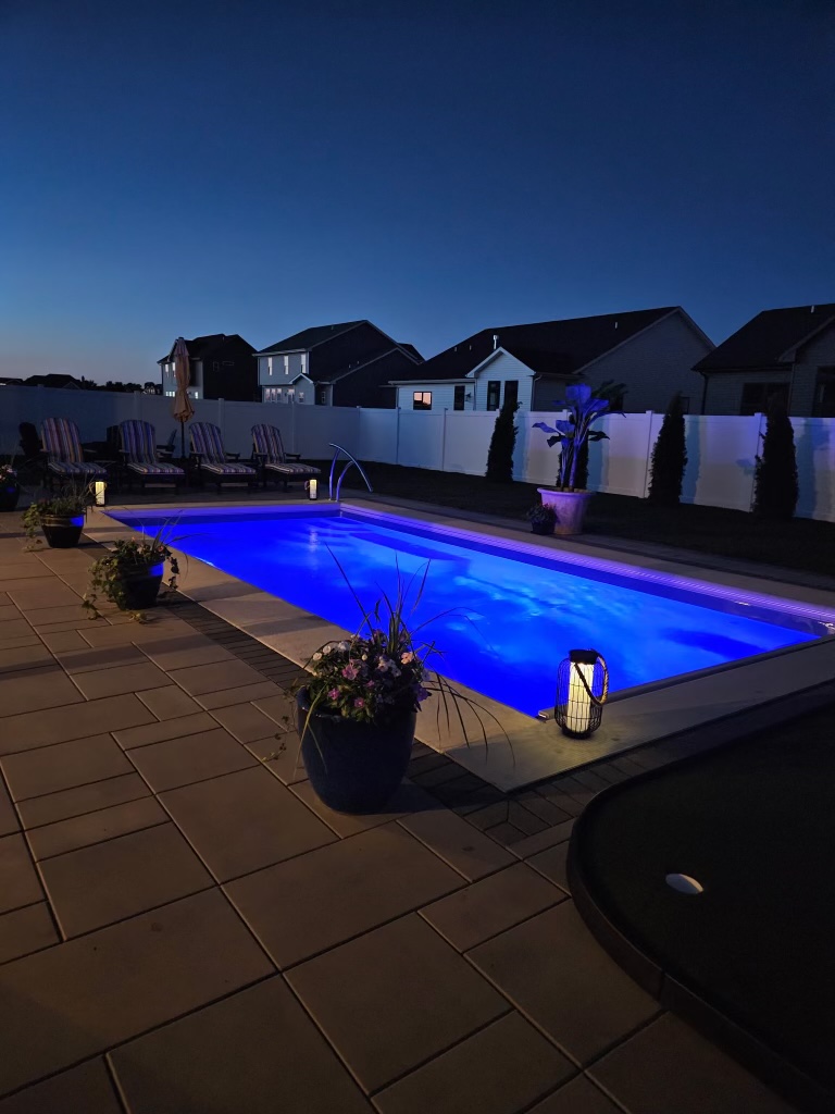 Custom Pools install — Central Illinois