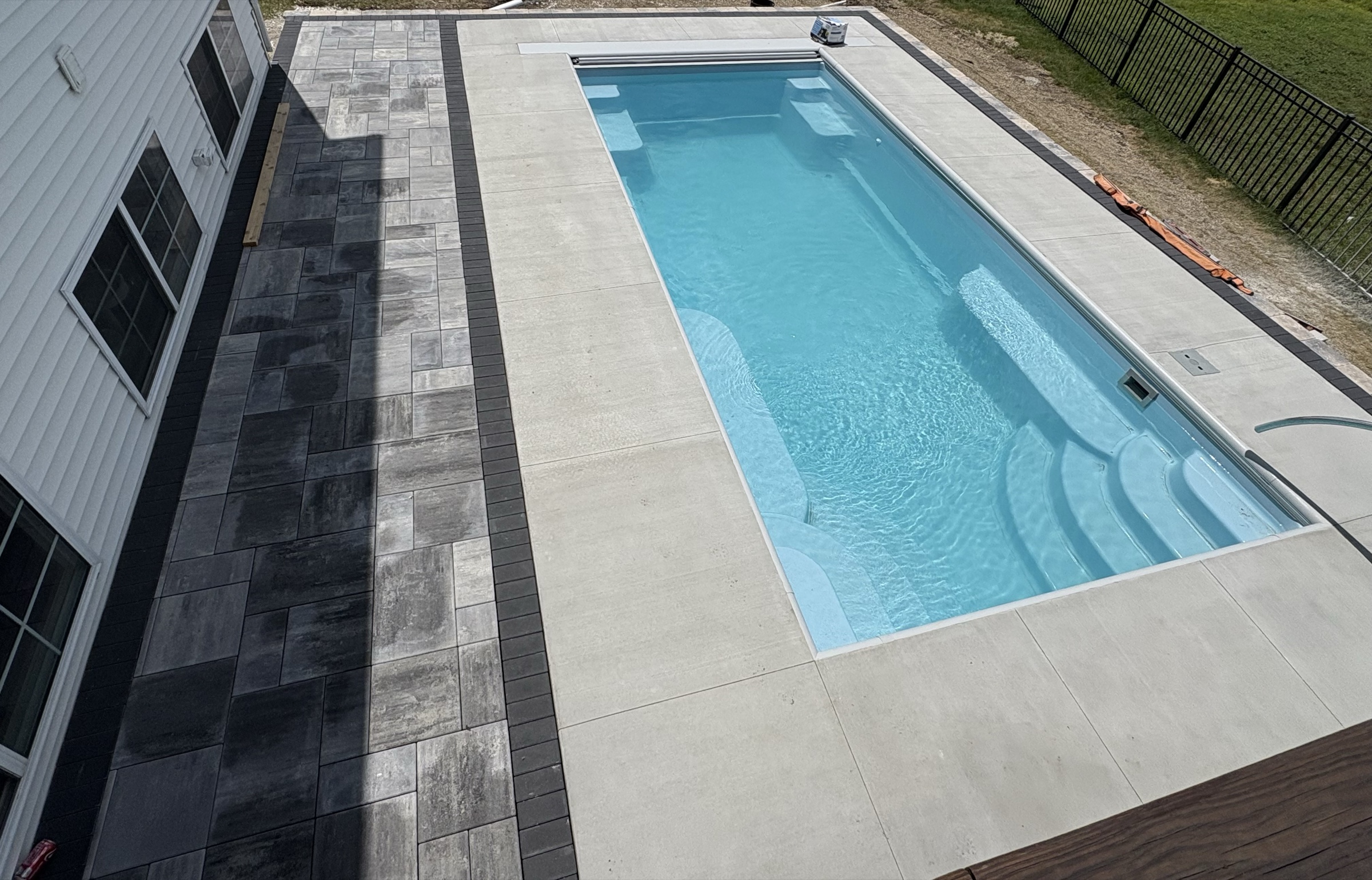 Custom Pools install — Central Illinois
