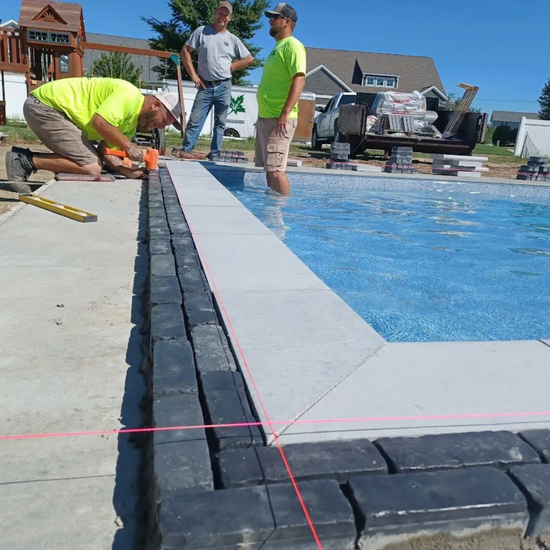 inground pool contractor build in Ford County near Rantoul