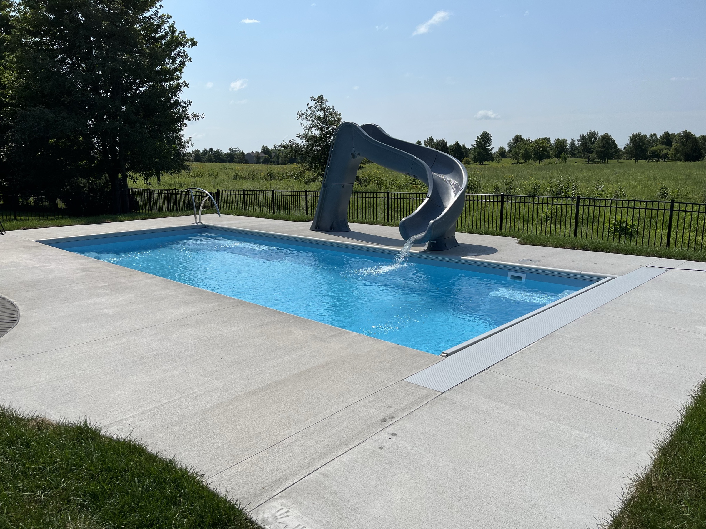 Custom Pools install — Central Illinois